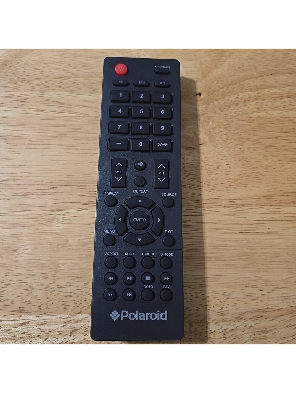 Polaroid KT1744-HG2 TV Remote Control OEM Controller. Cleaned, Tested